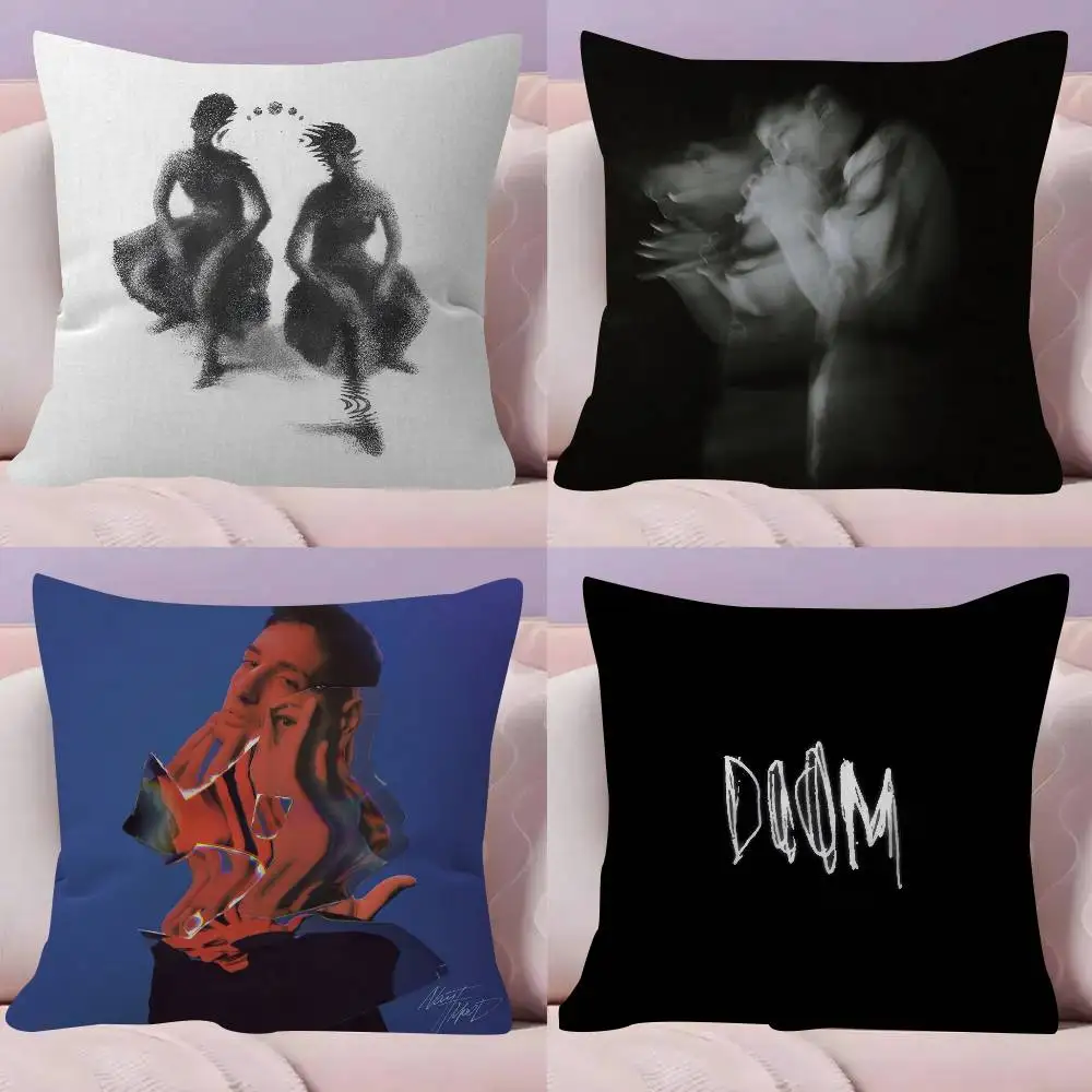 Singer N-Nayt Album Kissenbezug, Geschenk-Kissenbezug für Schlafzimmer, Zuhause, Sofa, Stuhl, Sitzdekoration, Kissenbezug Image