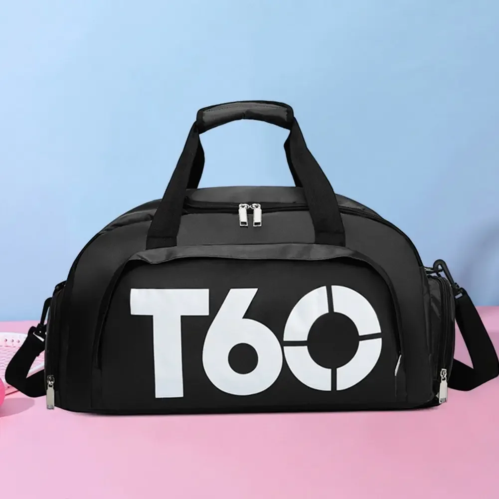 Sac de sport Oxford, sac de sport sec et humide, grande capacité, sac d'entraînement, compartiment pour chaussures, résistant à l'usure, pour hommes et femmes