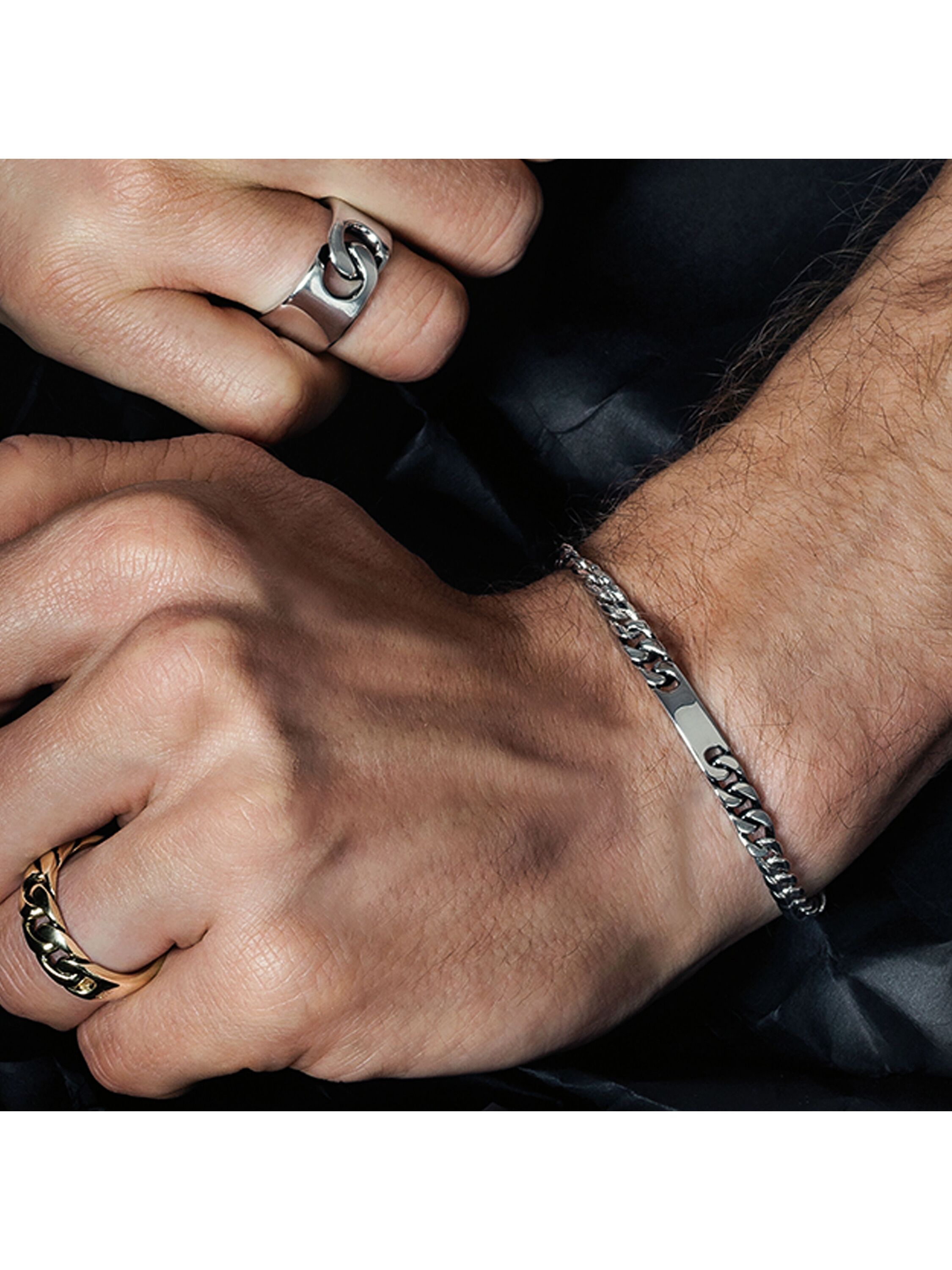 cai Armband 925/- Sterling Silber rhodiniert 21cm