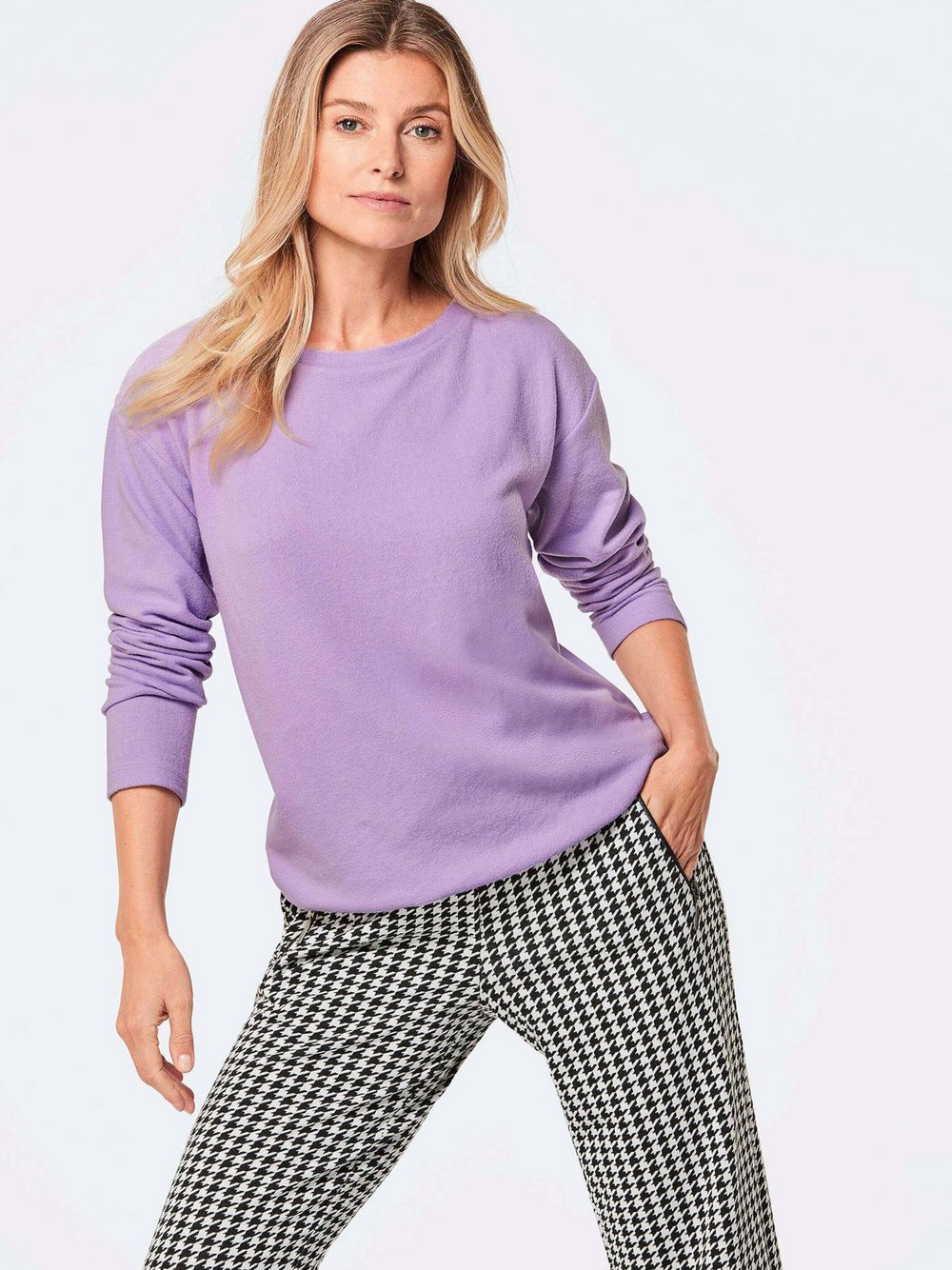 Goldner Basic Shirts Damen flieder, 23 Image