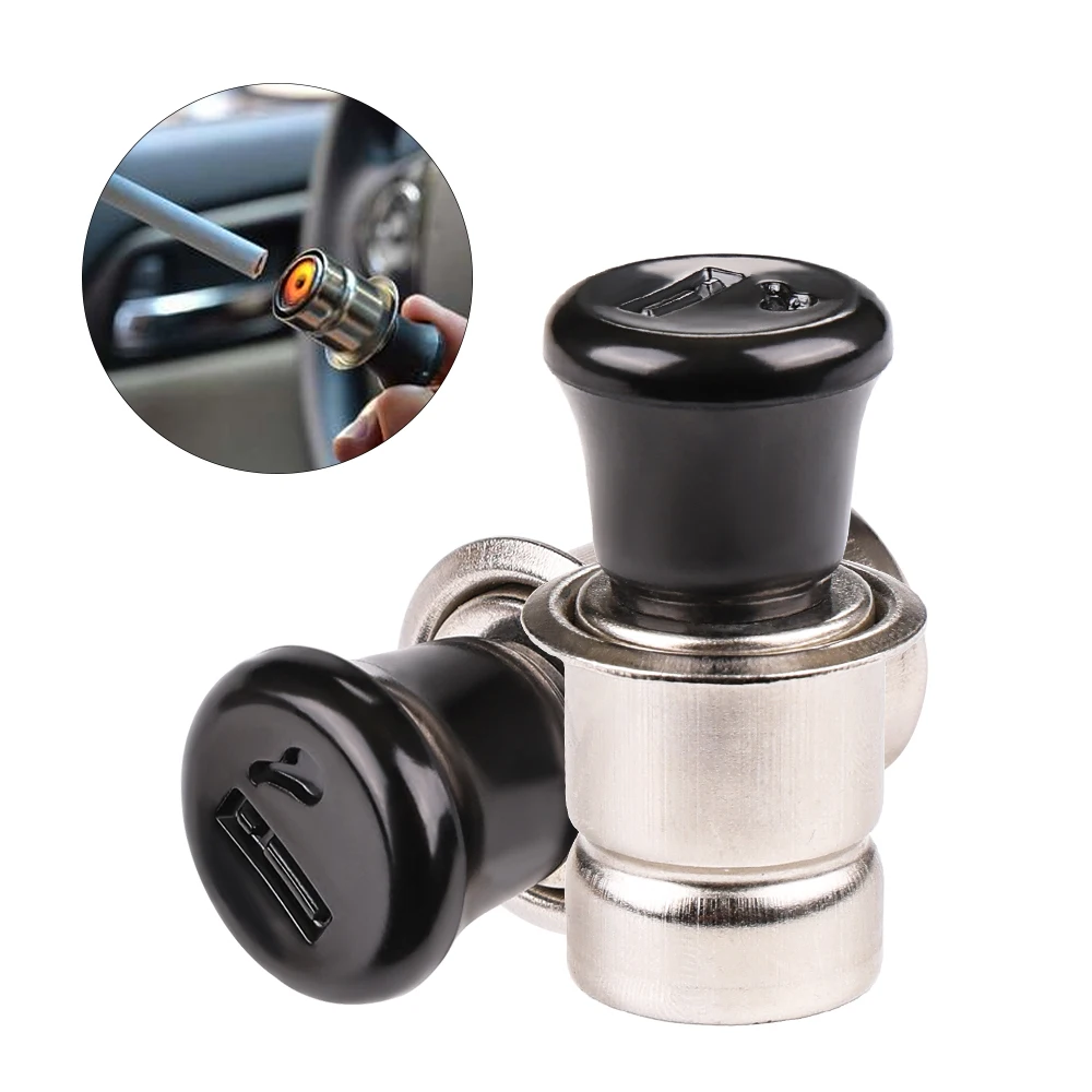 1PC Zigarette Leichter Im Auto Zigarette Leichter Für Auto Universal 12V Motorrad Lkw Schnelle Leichter Auto Zubehör Image