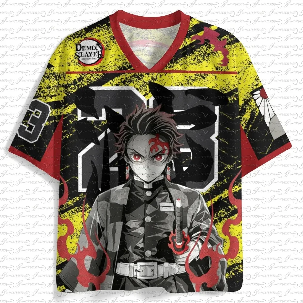 Sommer Anime 2026 Demon Slayer Sommer Bestseller Erwachsenen- und Kinder-Mode-Freizeit-T-Shirt Passend zu Allen Hosen Image