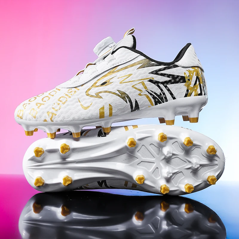 Neue Professionelle Fußballschuhe für Kinder Rasenplatz Ultraleichte Fußballstiefel Rutschfeste Trainingsschuhe für Jungen Dropshipping