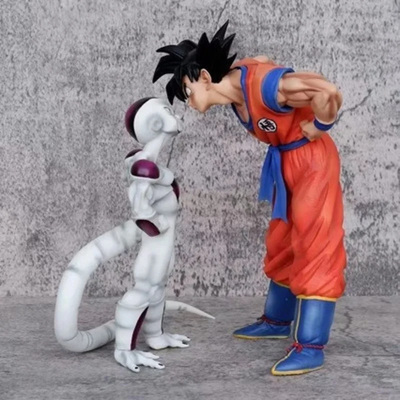 Nuova Statuetta Dragon Ball Z Frieza Vs Son Goku 24cm, Action Figure in PVC, Modellino da Collezione, Regalo Anime per Scrivania