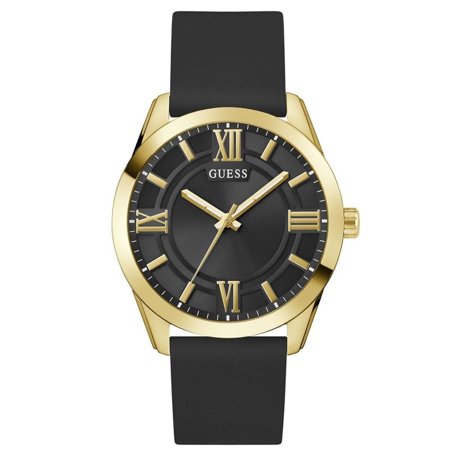 Guess Men's Elliot Black Dial Watch - GW0894G2 - One Size