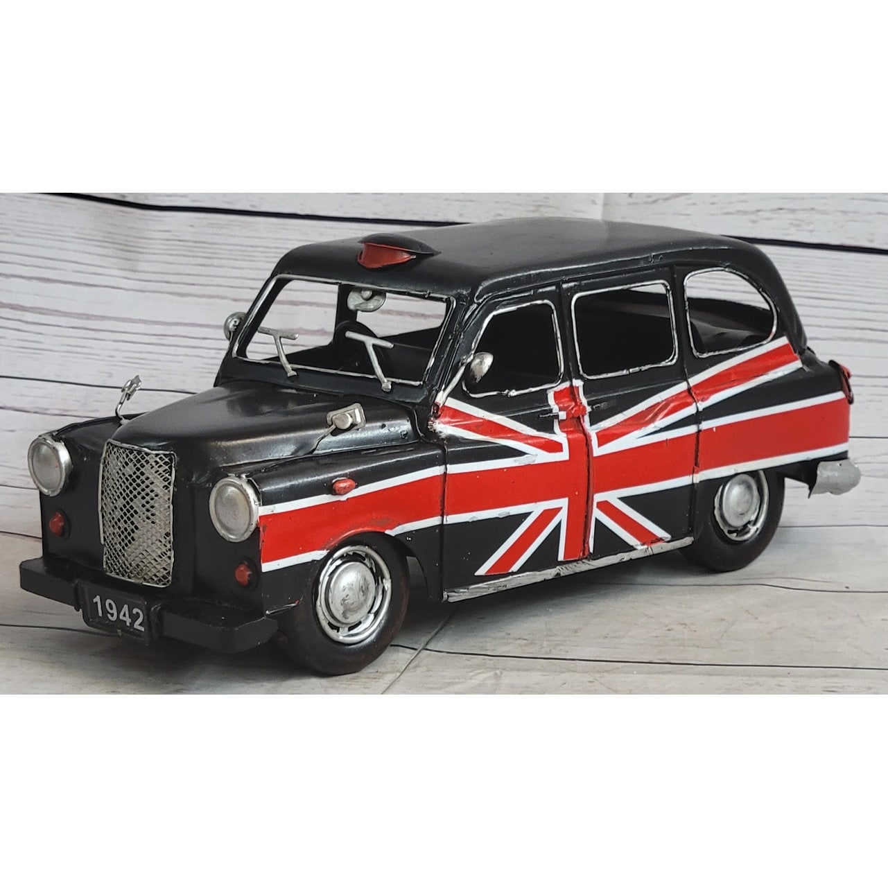 1966 Black London Uk Taxi Decoration 1:12 Scale Model Car Automobile Artwork Decor