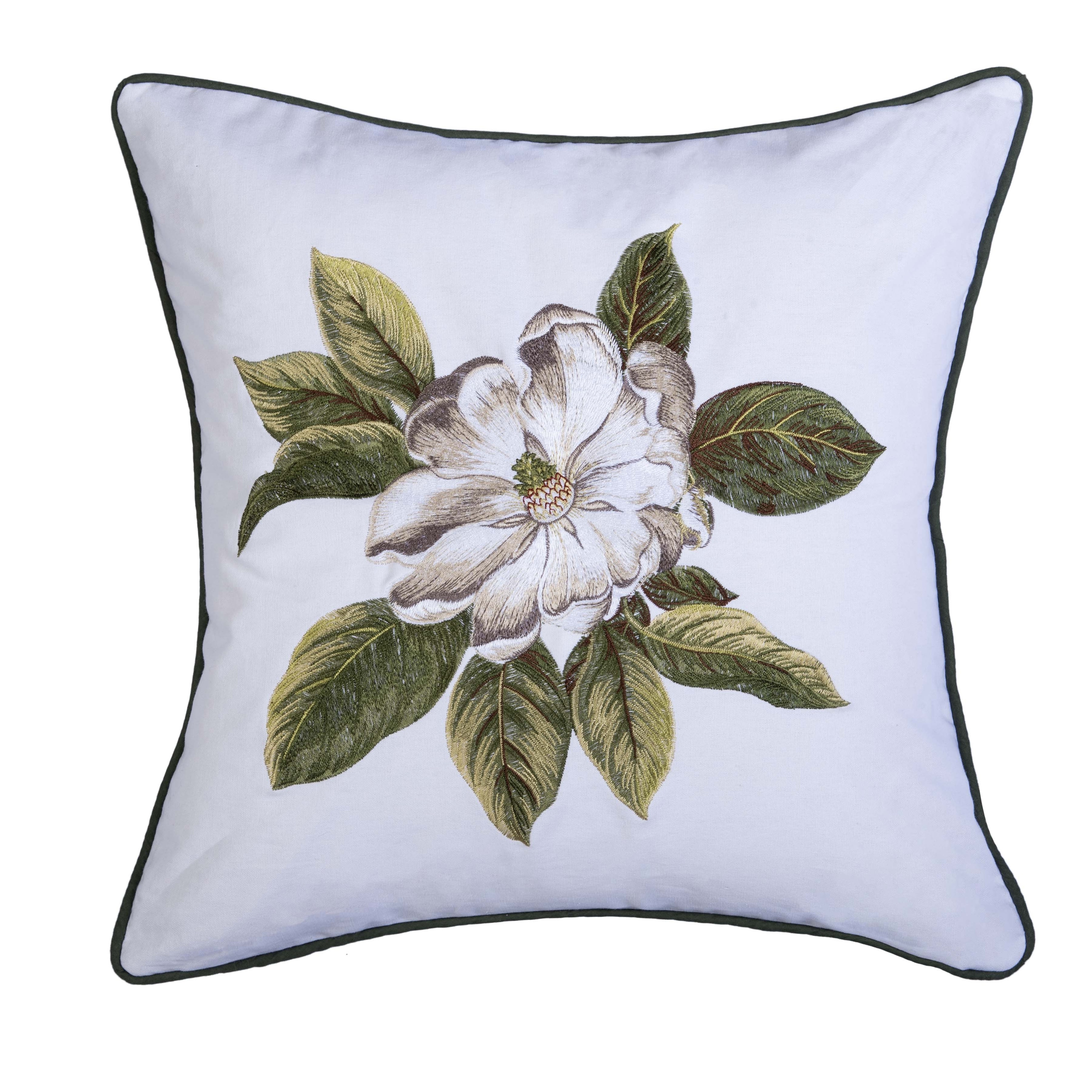 Garden Magnolia Pillow