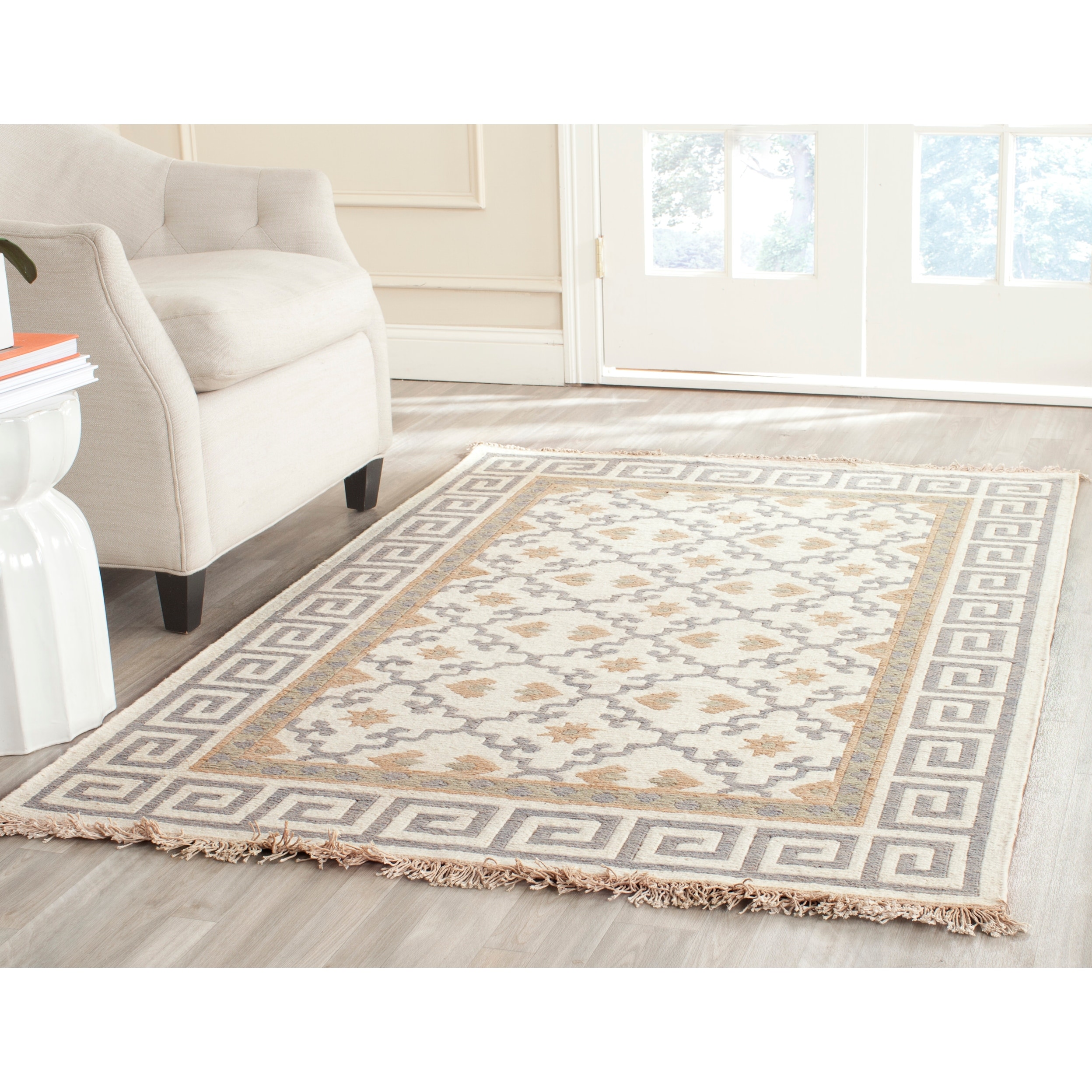 SAFAVIEH Couture Handmade Sumak Flatweave Mirnije Traditional Oriental Wool