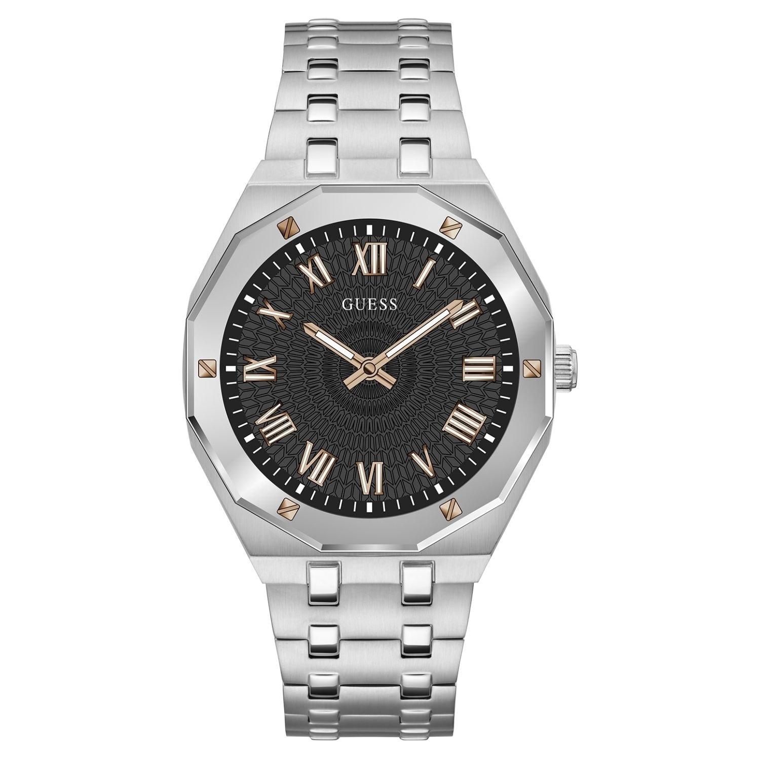 Guess Men's Asset Black Dial Watch - GW0575G1 - One Size