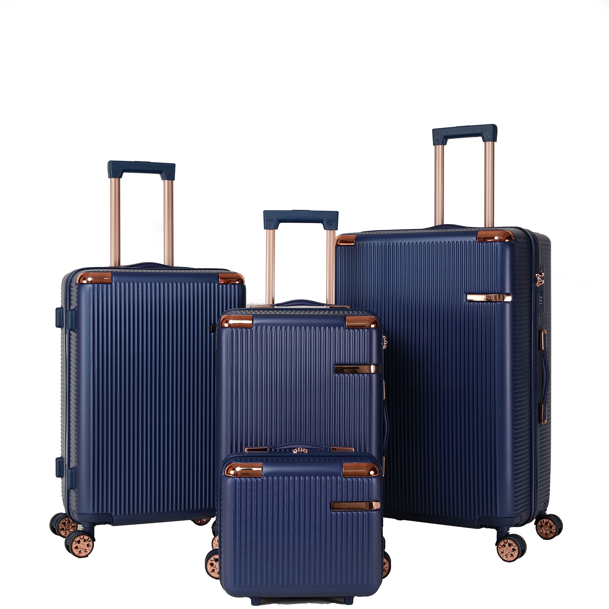 4-piece hard luggage, 360 dual rotating four-wheel luggage, password lock, lightweight universal wheel luggage, portable luggage
