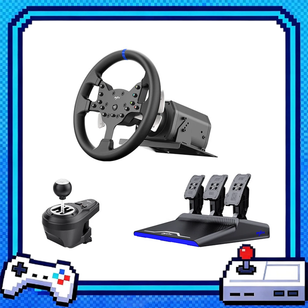 PXN V99 Racing Wheel Simulator Gaming Steering Wheel 3.2Nm Force Feedback For PC Windows 7/8/10/11,PS4,Xbox One,Xbox Series X/S