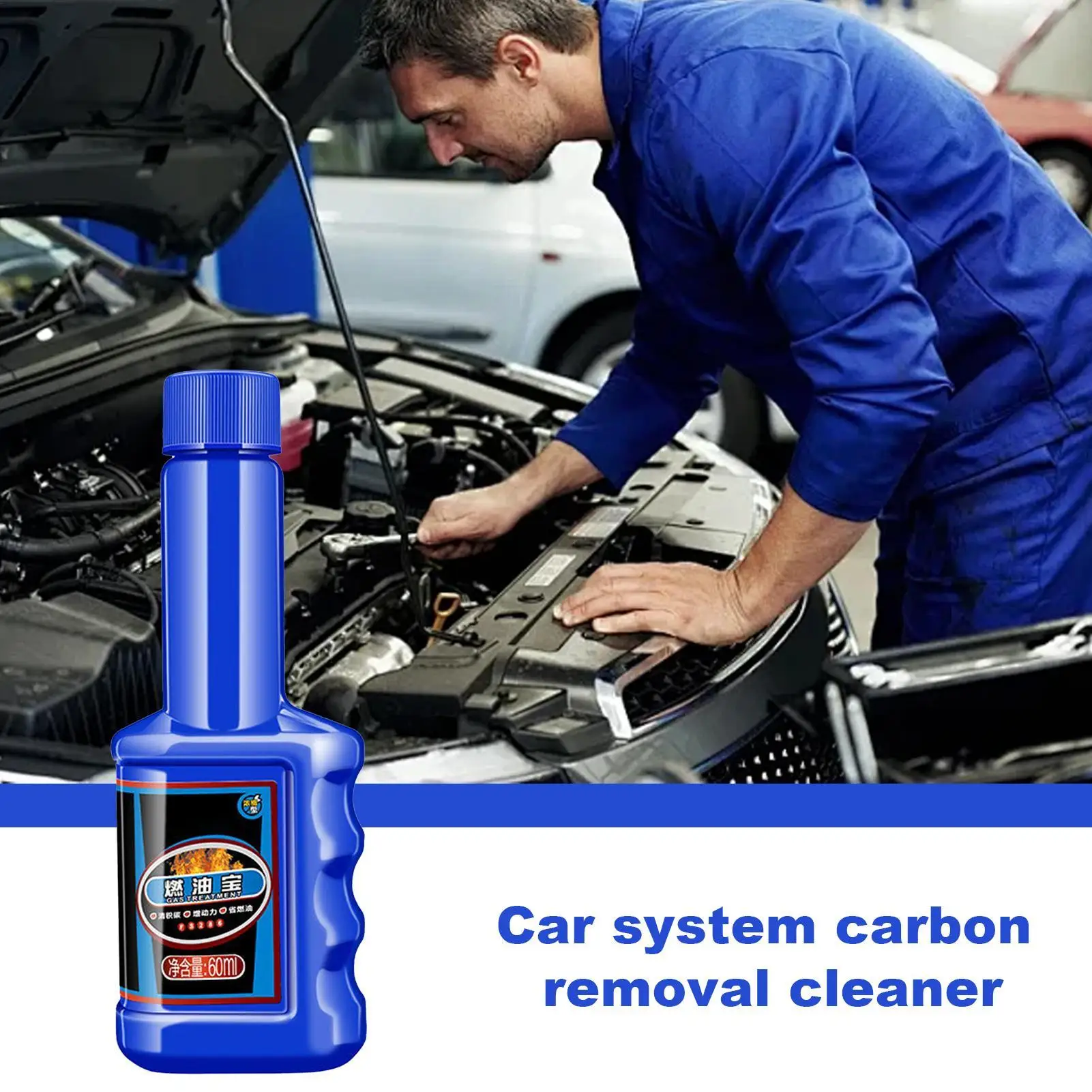 Additif pour carburant diesel automobile 60 ml, nettoyant injecteur diesel, économiseur de carburant diesel, restauration de la puissance, amélioration des performances, Car Fuel Treasure