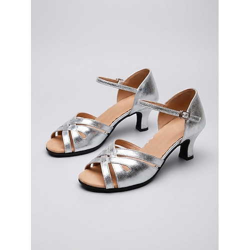 Goldfarbene Metallic-Sandalen im Gatsby-Stil der 1920er-Jahre – elegante Vintage-Schuhe im Flapper-Stil mit Kitten-Heel Gekreuzte Träger für Great-Gatsby-Partys und Retro-Hochzeiten Veranstaltungen Image