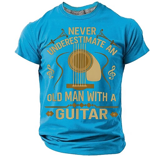 Herren Lustiger Slang T Shirt Kurzarm T-Shirt 3D-Druck Rundhalsausschnitt Hemd Mode Täglich Täglich Straße Blau Schwarz Rote Sommer Frühling Bekleidung S M L XL XXL XXXL