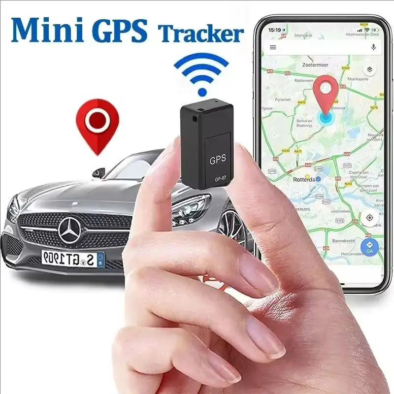 Dispositif de suivi GPS miniature portable GF07, traceur GPS de voiture, localisateur GPS de véhicule, aimant puissant, anti-perte, positionnement GPS précis, application