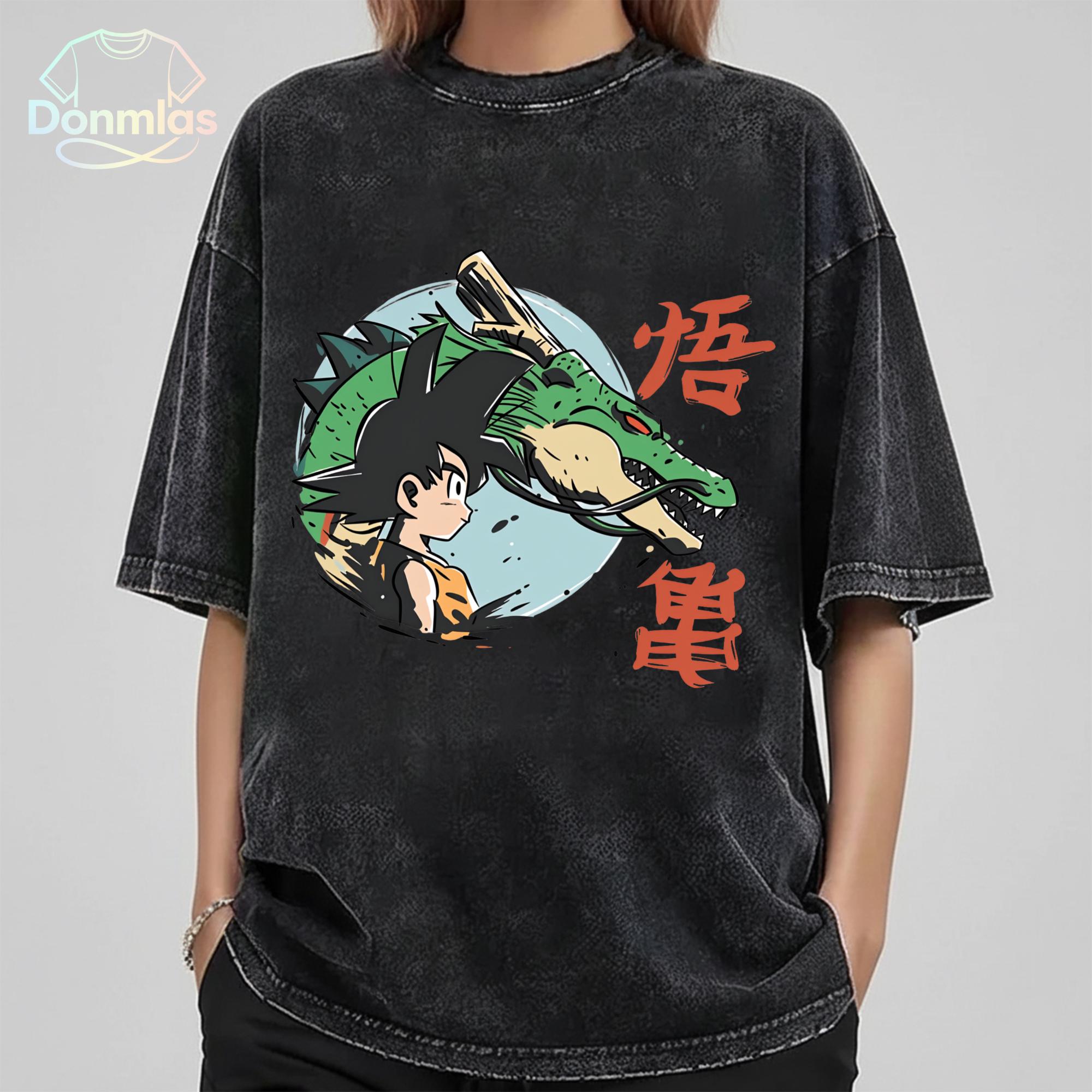 Maglietta grafica vintage di Dragon Ball Z Goku Anime, regalo di Dragon Ball Z, maglietta manga, regalo di maglietta anime di Vegeta, cosplay anime, m
