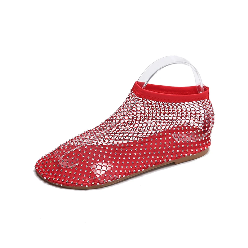 Französische Vintage Gewebte Cut-Out Mary Jane Schuhe für Damen – Vielseitige flache Schuhe mit Ein-Schnallen-Verschluss