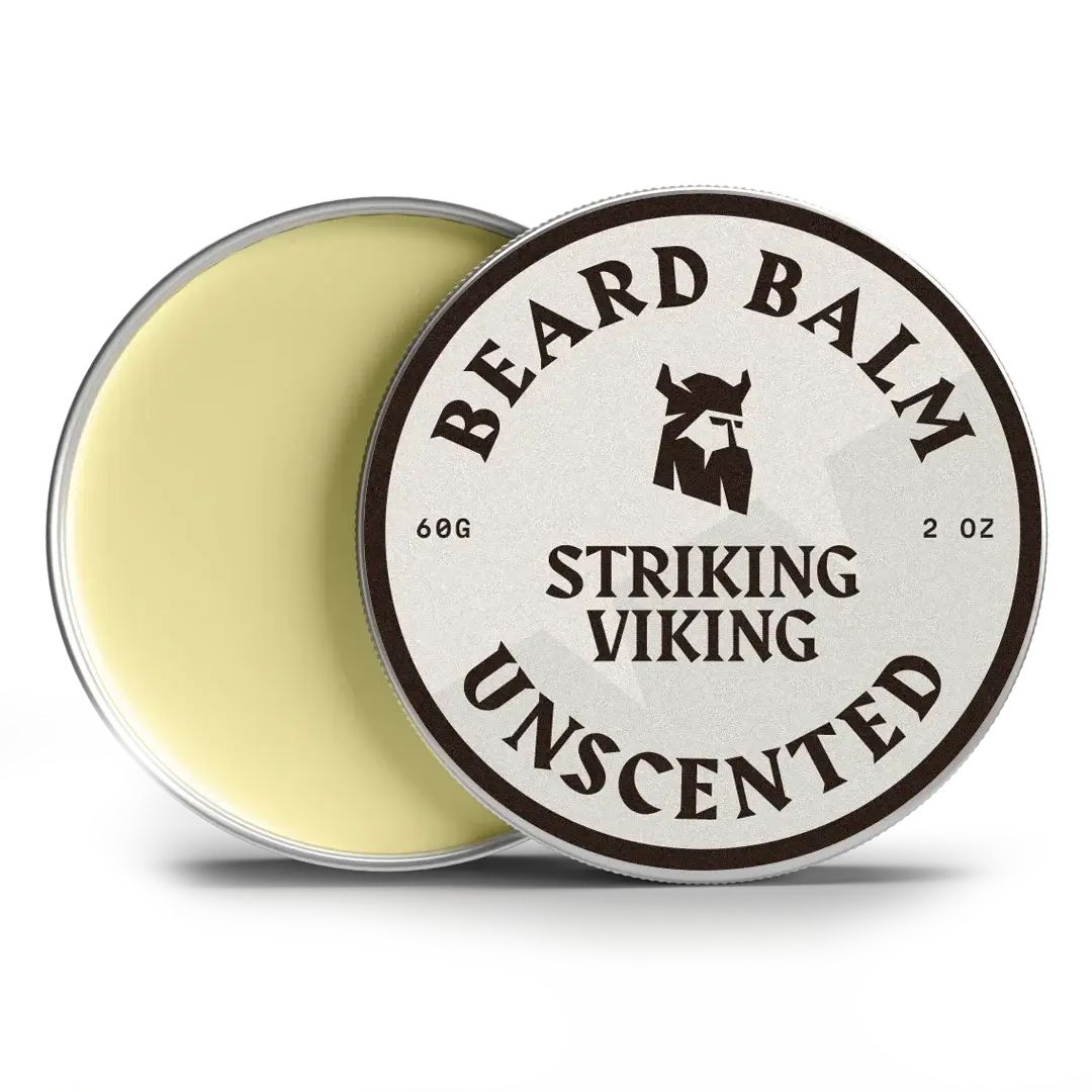 Striking Viking Balsamo per Barba, tenuta leggera, con karité, cera di