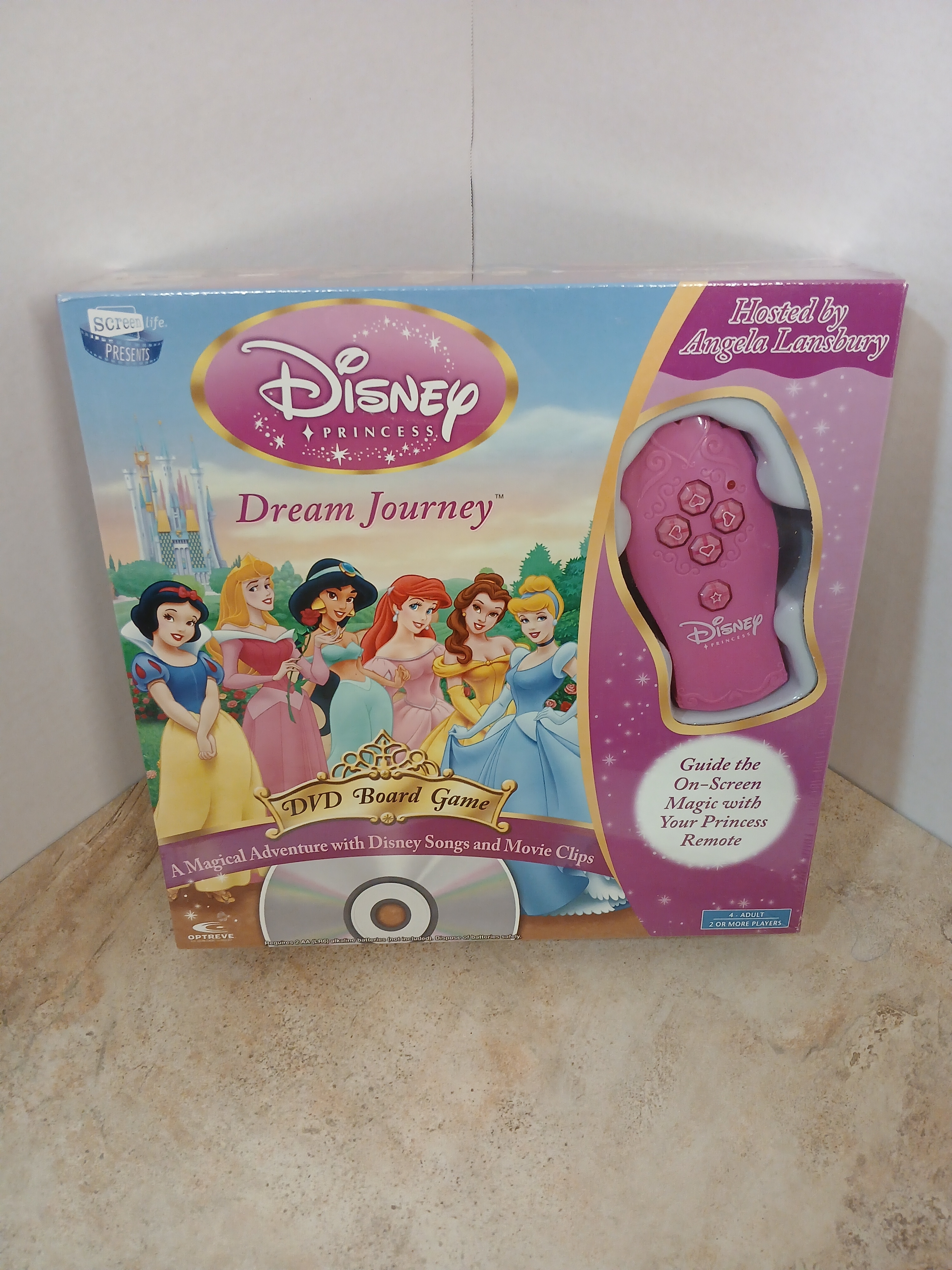 Disney Video Games & Consoles | Disney Dream Journey Dvd Board Game With Pink Remote & Tiara Factory Sealed | Color: Pink | Size: Os