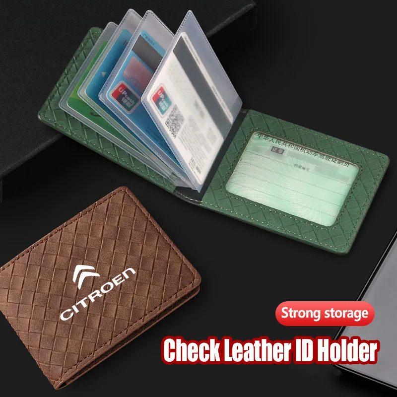Auto Drive Zertifikat Abdeckung Auto Führerschein Brieftasche Für Citroen C1 DS3 C2 C3 Vts C4 Saxo C4L C5 C6 C8 Xsara c3-XR Picasso Image