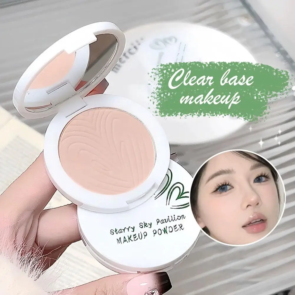 Mattierendes Öl-Kontroll-Puder, Natürliches Soft-Focus-Fixierpuder, Atmungsaktive, Langanhaltende Gesichts-Basis-Foundation für Frauen Image