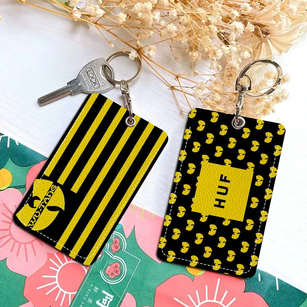 Singer W-WU-T--TANG Schlüsselanhänger mit Schlüsselring für Zugangskarte, Buspass und Kreditkarte, Ausweis, Bankkarte, Schutzhülle Image