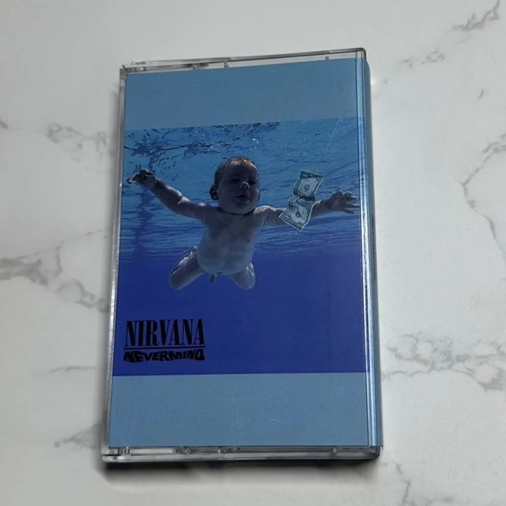 Brandneue Versiegelte Kassette Nirvana Nevermind Grunge-Rock-Album mit Liedtextbuch Image