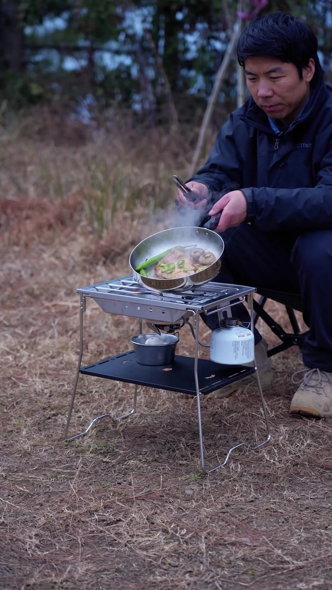 CK-25PG Edelstahl-Ofenplatte im koreanischen Stil, Camping-Kochplatte, winddicht, IGT, Einzelofenplatte Image