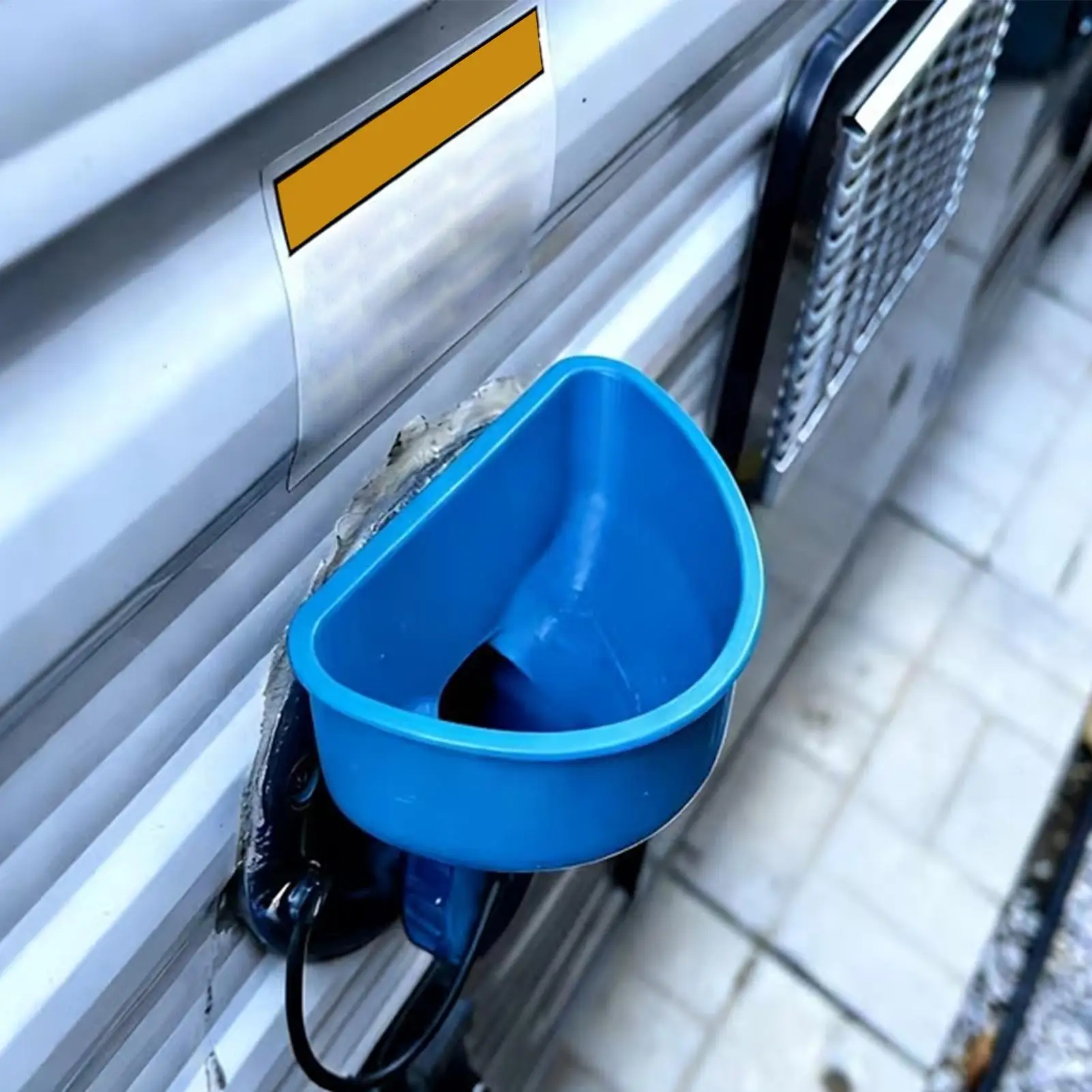 1 Stück RV-Frischwassertank-Fülltrichter, einfach zu installierender Mehrzwecktrichter für Wohnmobil, Anhänger, Campingzubehör Image