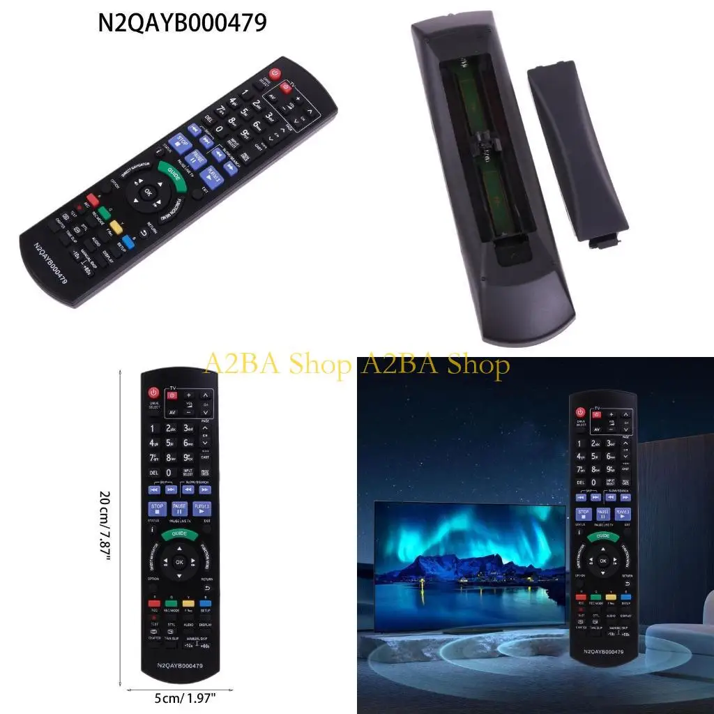 A2BA AC-Ersatz für N2QAYB000479 N2QAYB000475 DMRBW780GL DMR-BW780 Blu-ray Discordrecorder IR6 Fernbedienung Image