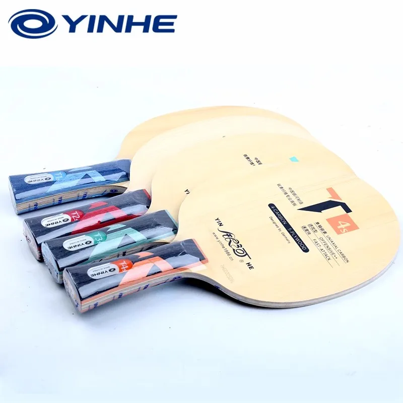 Serie Yinhe T1S T2S T8S T10S T11S Racchetta da Ping Pong in Legno Hinoki con Carbonio Lama Offensiva Veloce per Tennis da Tavolo