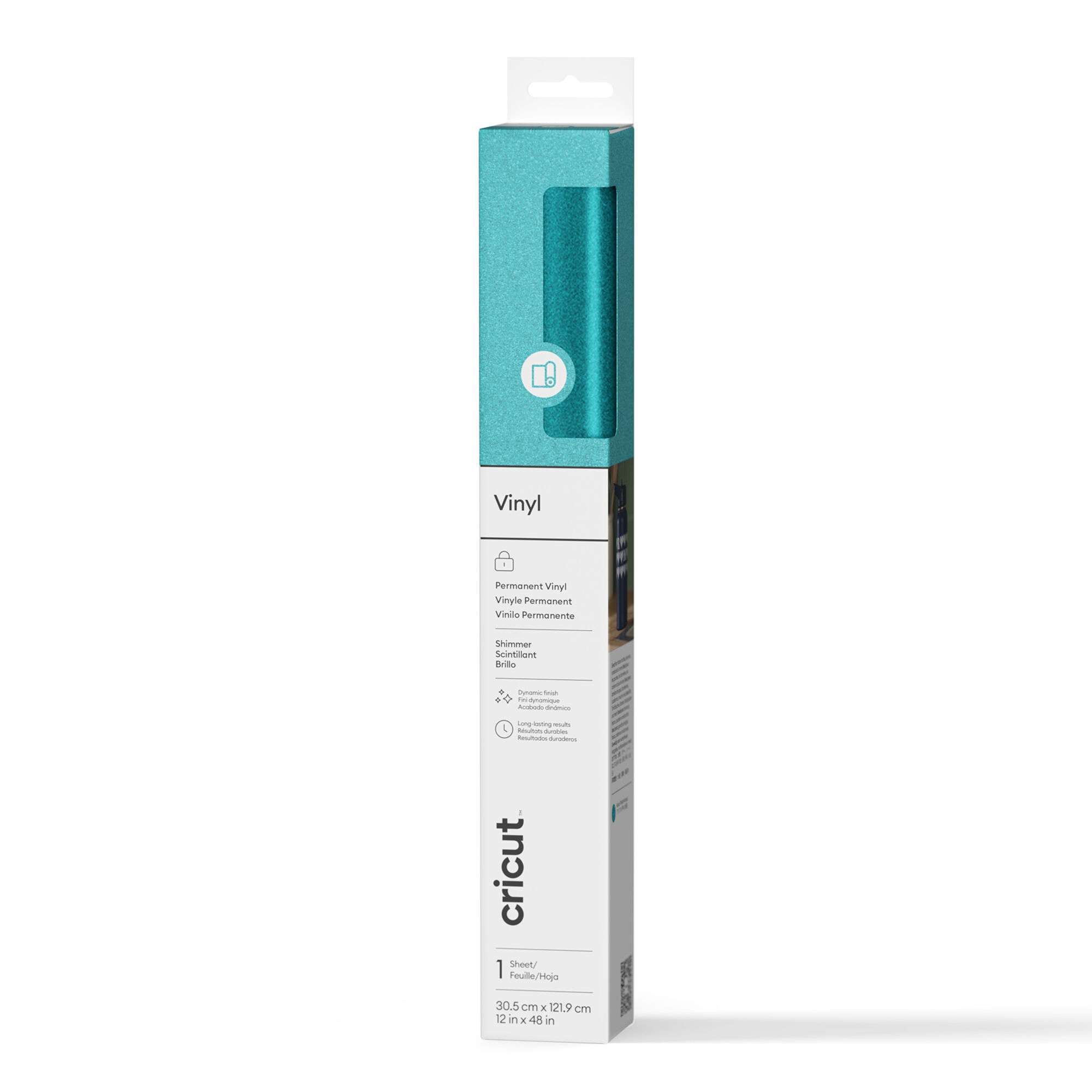 Cricut Premium Vinyl Shimmer Permanent | Aqua