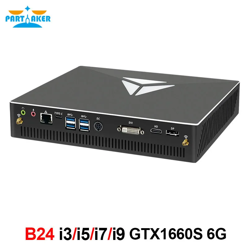 Gaming Desktop PC Intel Core I5-9400F I7-9700F I9 9900T I3 9100F GTX 1660S 6G 2*DDR4 Mini Computer Windows 11 M.2 PCIE SSD 4K DP