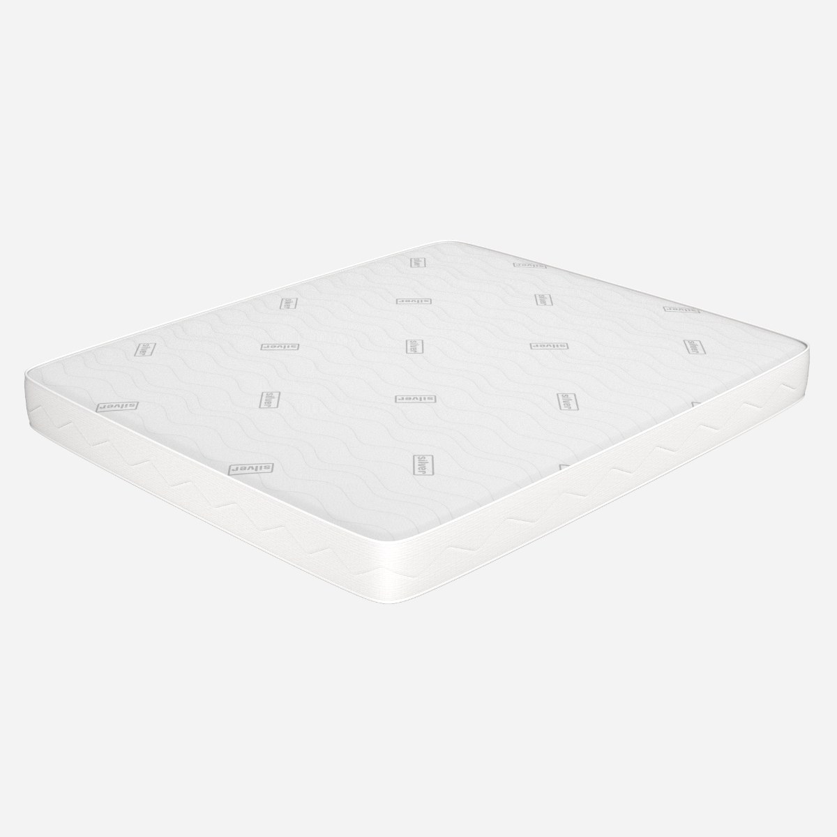 MiaSuite Französisches Bett Matratze 140x195, Höhe 11 cm – Silver Bezug, Waterfoam | Levante H11 Image