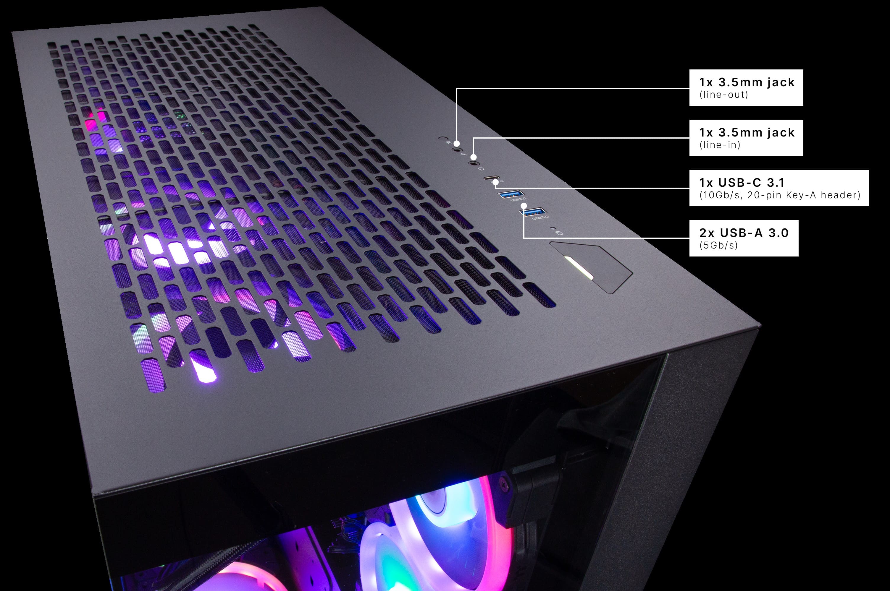 CAPTIVA Gaming-PC "Highend Gaming R99-714", ohne farbbezeichnung, B:37,5cm H:71cm T:73cm, Desktop-PCs Image