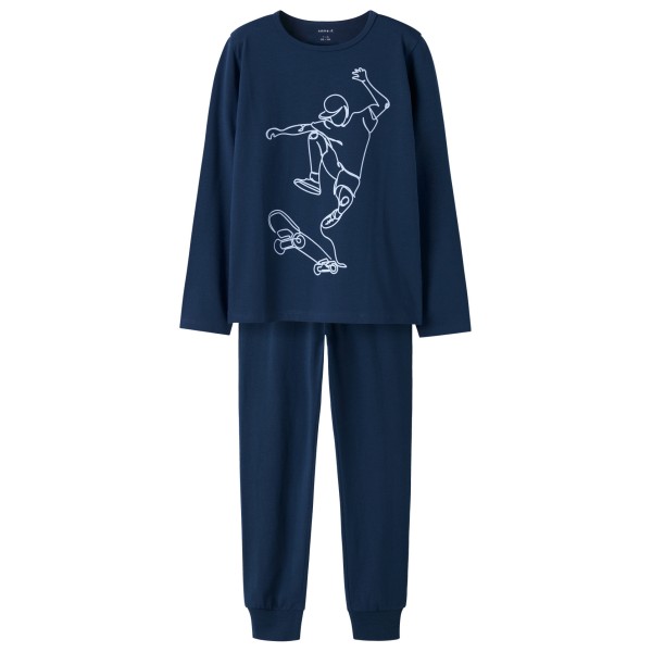 Name it - Kid's NKMNightset Titan Skater - Alltagsunterwäsche Gr 110/116 blau