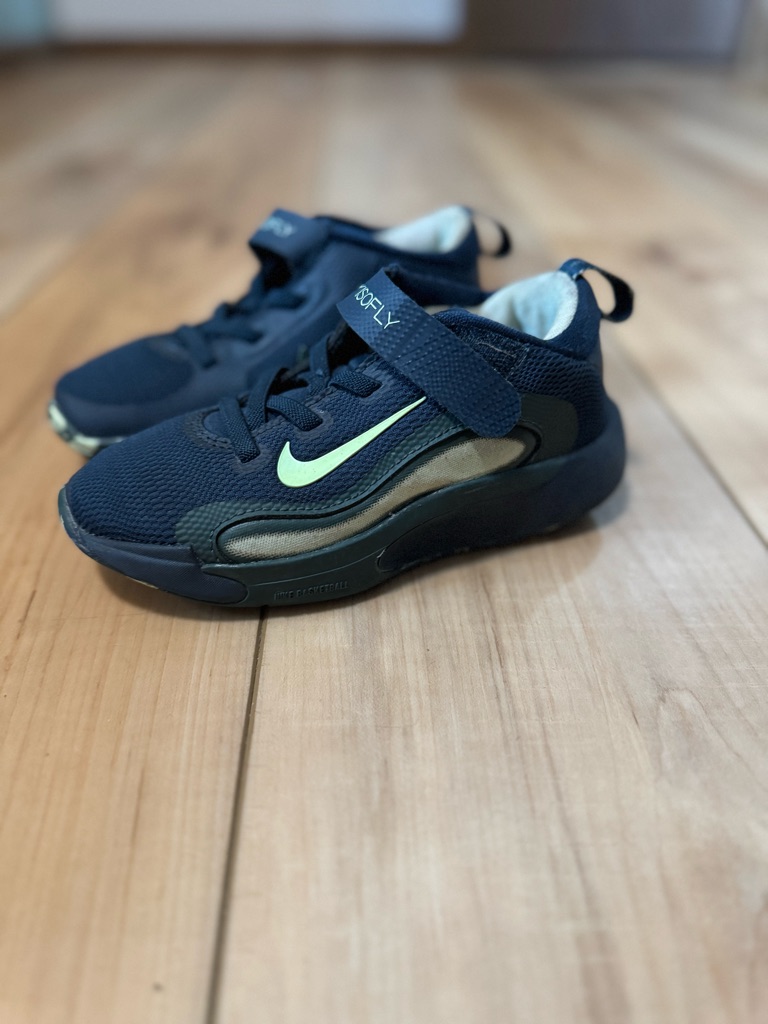 Nike Shoes | Toddler Size 11 Nike Basketball Shoes Navy | Color: Blue/Green | Size: 11b