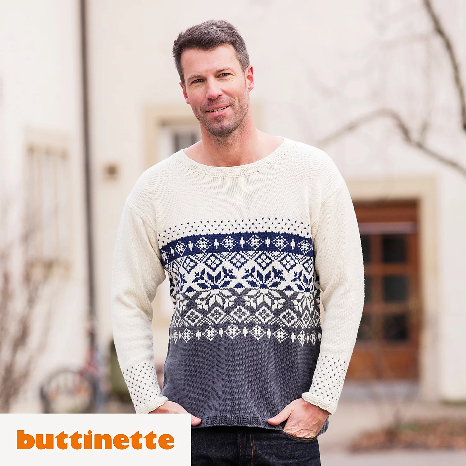 Strickanleitung – Norwegerpullover aus Woll Butt Primo Madeleine