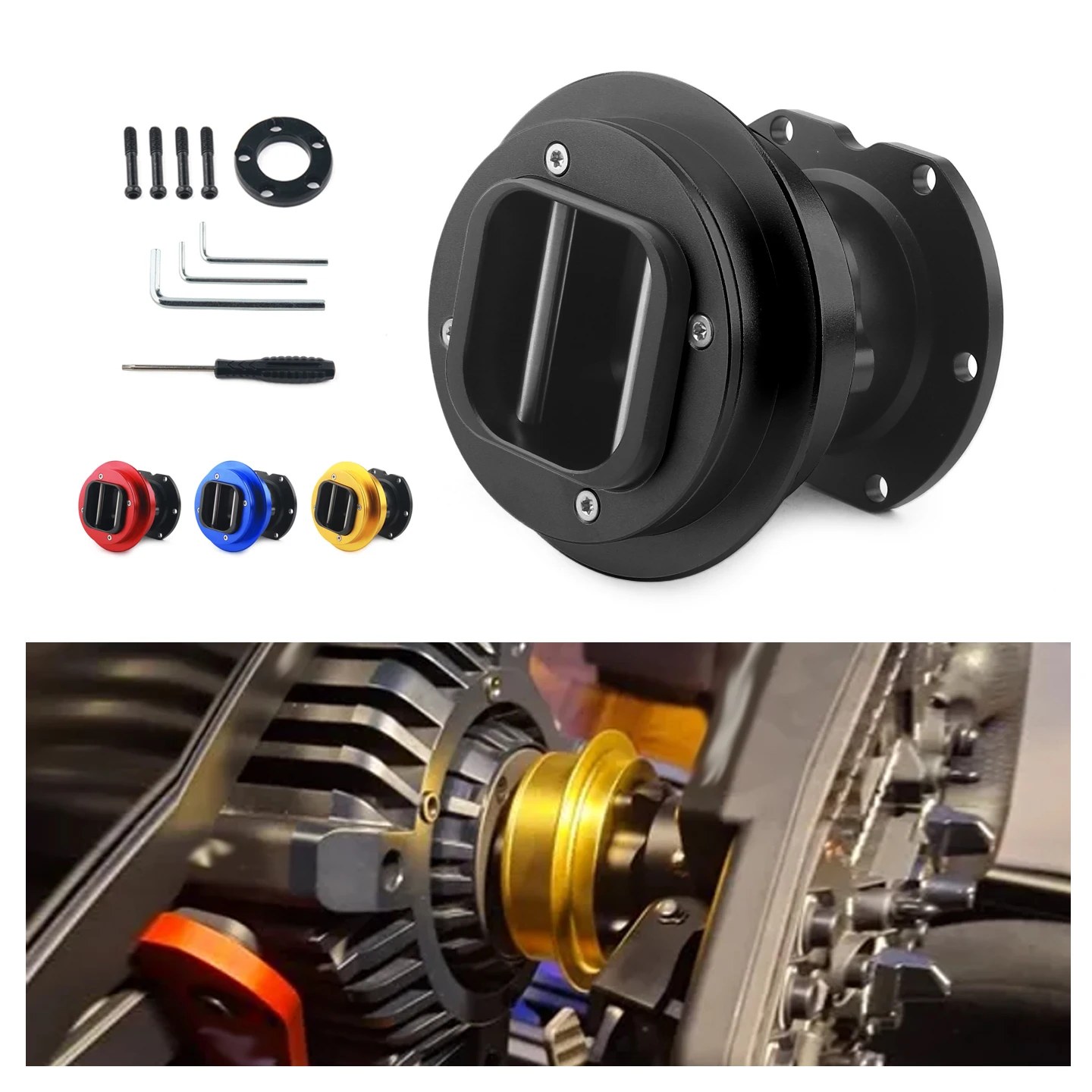 QR2 Radseite und QR2 Pro Radseite für Fanatec Lenkradzubehör für Gran Turismo DD Pro (für QR2 Upgrade) Image