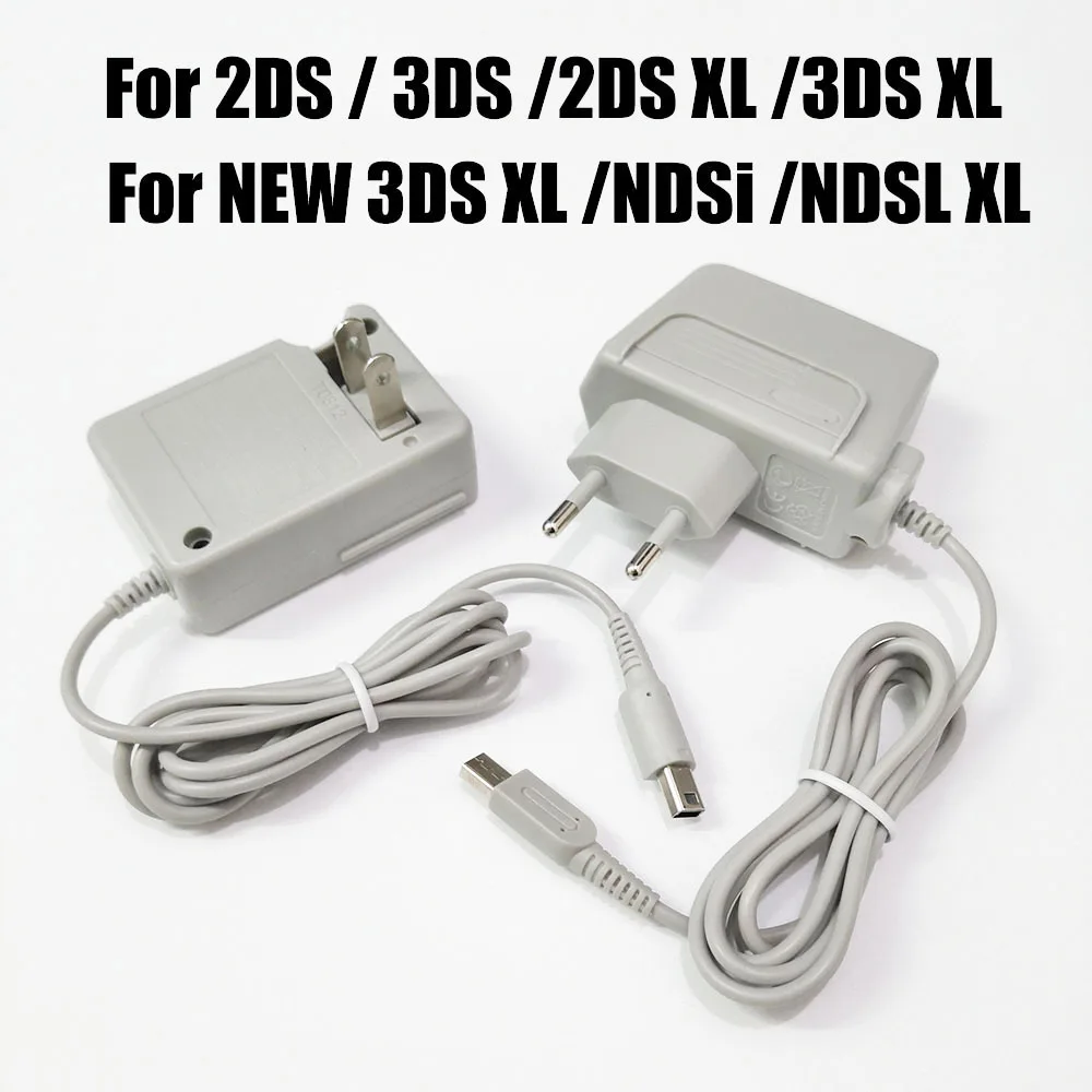 Für Nintendo Adapter EU-Stecker Ladegerät Netzteil für alle Nintendo 3DS 2DS NDSi Konsolen Ladekabel Reise-Ladeadapter Image