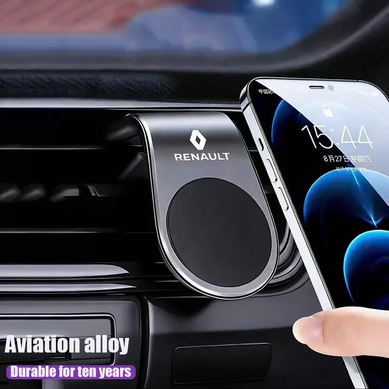 Magnetische Autohalterung für Lüftungsschlitze, Handy- und GPS-Halterung für Renault RS Megane 2 3 4 Kadjar QM6 Clio Koleos Espace Captur ZOE