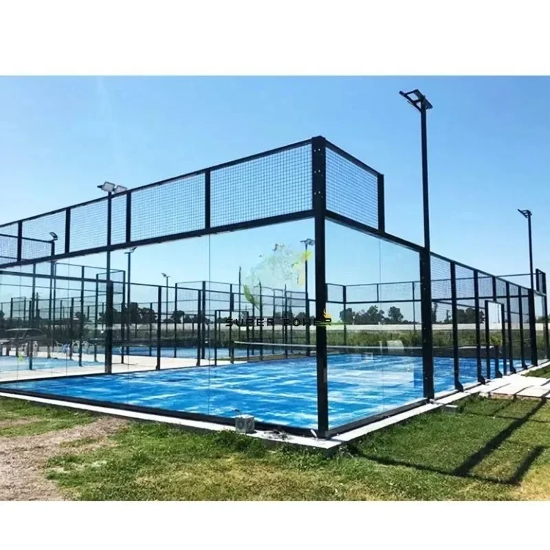 Meistverkaufter Marken-Padel-King Panorama-Padelplatz mit Padel-Schlägern und Ball Kostenlos Image
