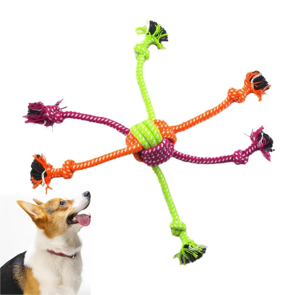 Interactive Dog Rope Toy For Chewers Durable Tug And Chew Toy Interactive Dog Rope Toy For Chewers Durable Tug And Chew Toy