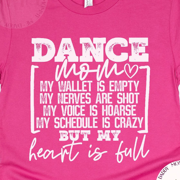 Dance Mom Shirt Heart Is Full Shirt Graphic Tee green xl sweatshirt