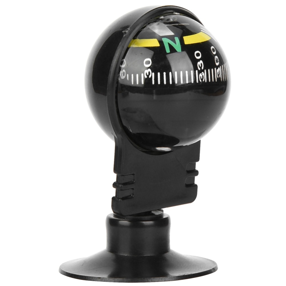 Adjustable Car Compass With Suction Mount Dashboard Navigation Ball Guide Adjustable Car Compass With Suction Mount Dashboard Navigation Ball Guide