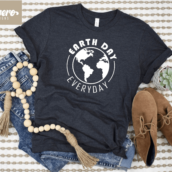 Earth Day Every Day Shirt Minimalist Planet Earth Day Shirt Eco Friendly Graphic Tee yellow 2xl sweatshirt