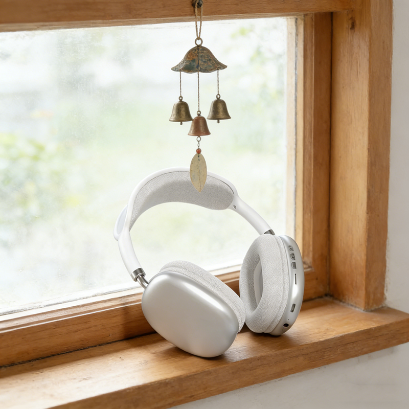 Bluetooth Wireless Headset With Mic For Sports Gaming And Clear Calls white