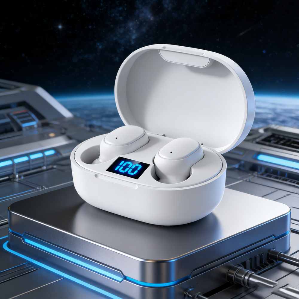 Wireless Bluetooth Earphones With Noise Cancelling Headset & Microphone For Smartphones pink