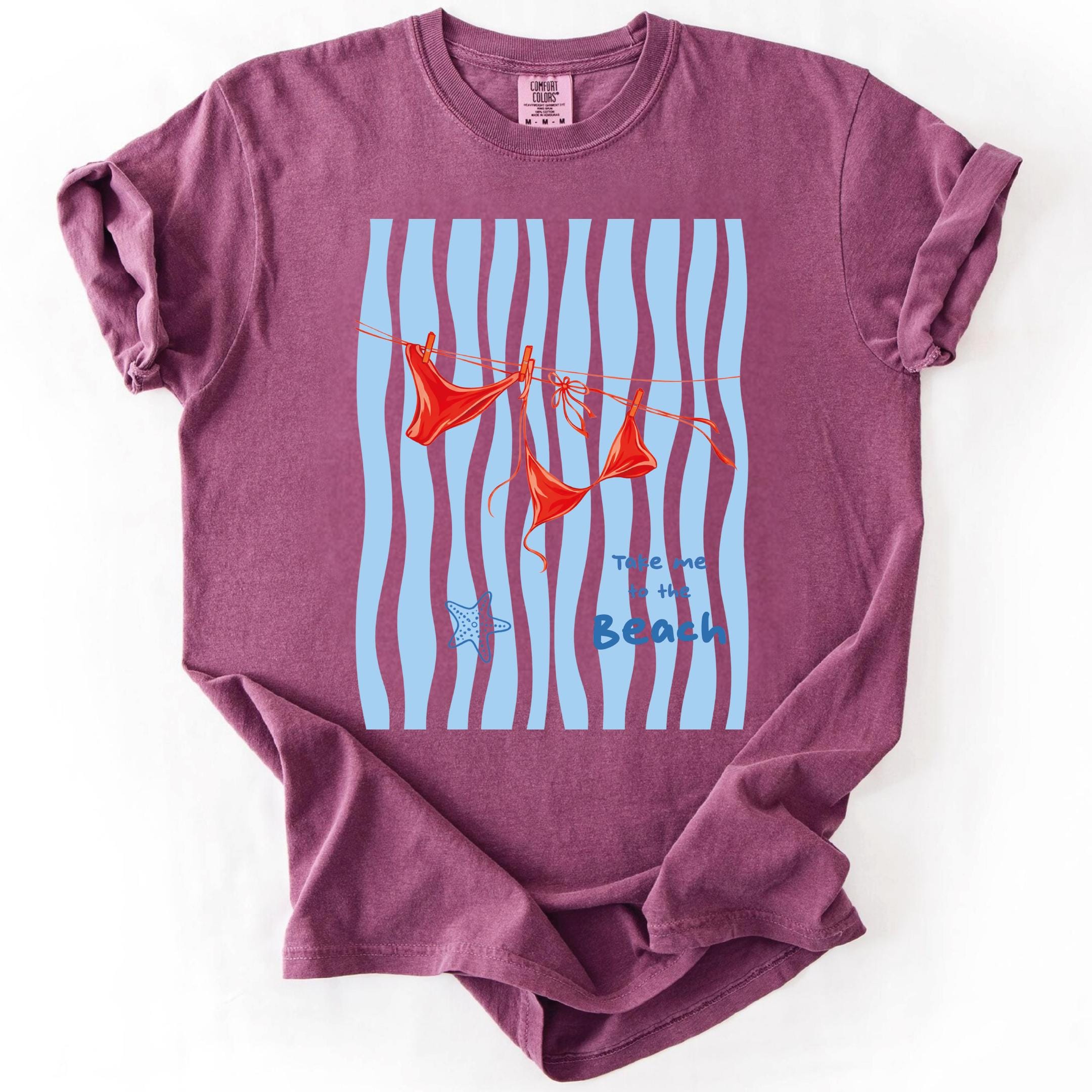 Beach Chair Shirt Coastal Summer Graphic Tee Vacation Vibes Outfit red xl sweatshirt