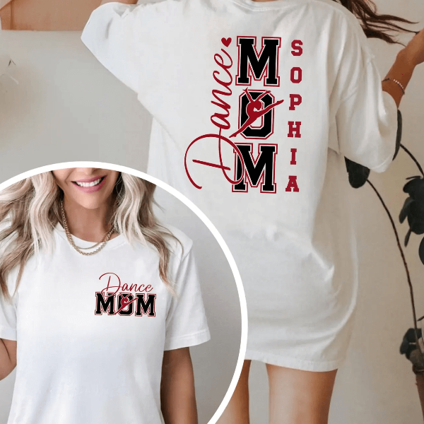 Personalized Dance Mom Shirt Custom Name Dance Mom Life Tee Gift light Orange s sweatshirt